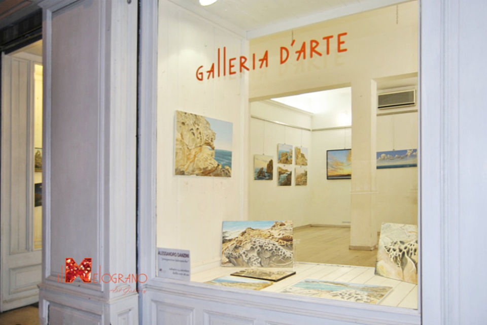 Opere di Alessandro Danzini esposte in permanenza alla Galleria d'Arte Il Melograno di Livorno