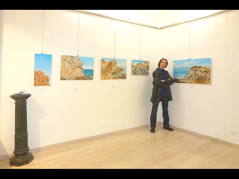 Solo exhibition organized by the Galleria Il Melograno of Livorno