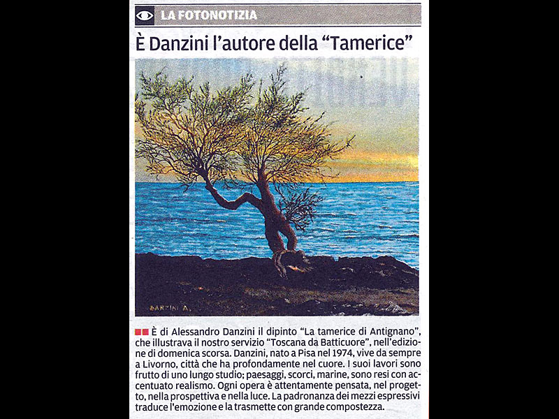 È Danzini l'autore della “Tamerice”